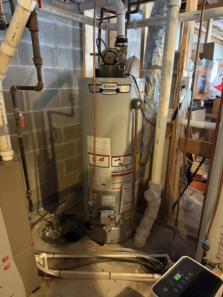 A.O. Smith water heater serviced by Anderson Burner