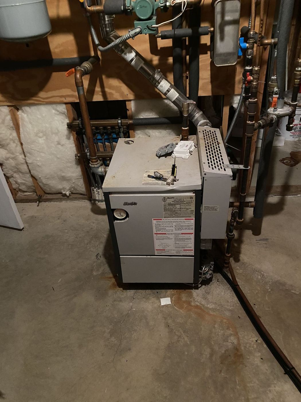 Boiler Replacement, Before and After